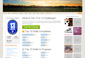 13 Skills - Homepage